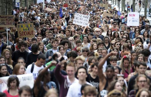 Manifestation contre le Front National