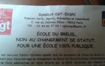 Pour une École du Breuil 100% public ! Signez la pétition du Comité de Soutien !
